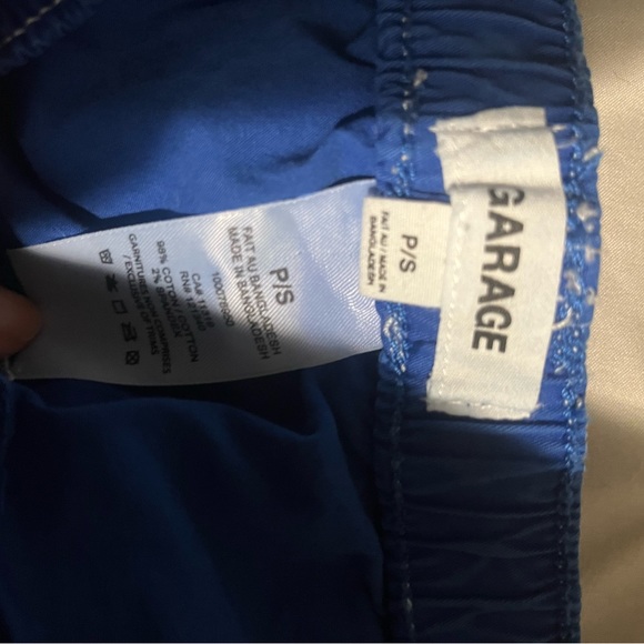 Blue red and black garage baggy pants - Picture 2 of 6